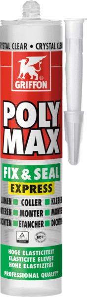 POLY MAX® FIX & SEAL EXPRESS - Colle de montage et mastic d’étanchéité sans solvants - Séchage rapide