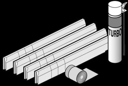 KIT INSTALLATION RECEVEUR 75X90   VB 91411000 VILLEROY BOCH  [U91411000]