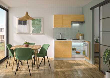 ONELIA - Meuble cuisinette 2 portes