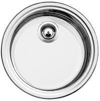 EVIER 1C.BLANCORONDOSOL BROSSE MANU    513306