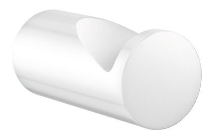 PATERE CROCHET INOX EPOXY BLANC       510047W DELABIE G ET J  [510047W]