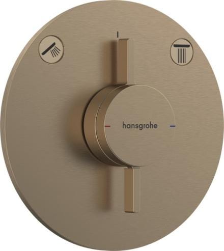 FACADE MIT DCH MECA DUOTURN S BRONZE 75418140 HANSGROHE  [75418140]