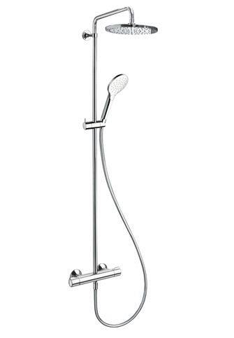 THETA - Colonne de douche avec mitigeur thermostatique à corps froid