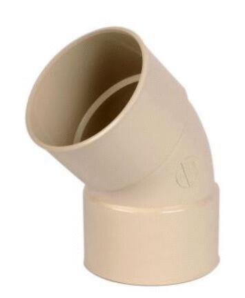 COUDE DEMI-RONDE - FF - 45°