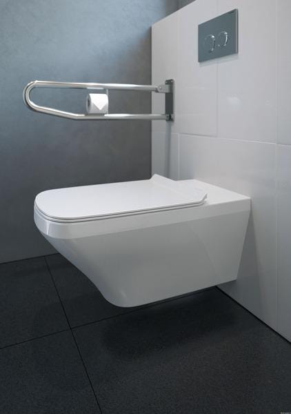 DURASTYLE RIMLESS® - Cuvette suspendue rallongée sans bride