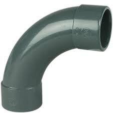 COURBE A COLLER PVC - FF - 90° - GR