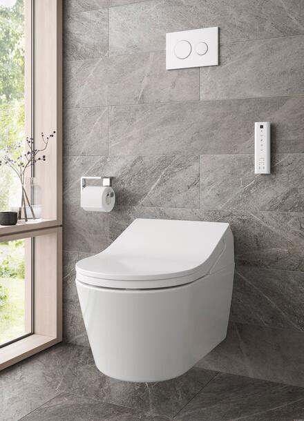 ENSEMBLE WASHLET RX - Ensemble WC lavant suspendu