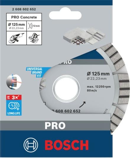 DISQUE DIAMANT BETON 125X22,23MM   2608602652
