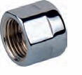 RACCORD - T177 - Chromé pour robinet chromé en attente 1/2" femelle