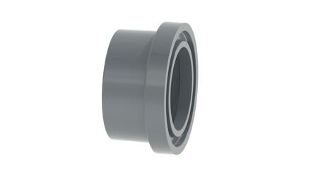 RACCORD A COLLER PVC-U METRIQUE - Collet d'étanchéité avec rainure - métrique