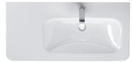 LAVABO P.MBL.ASYM.DURASTYLE80X48BL.2326800000 DURAVIT  [2326800000]