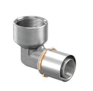 COUDE S-PRESS PLUS MULTICOUCHE - Coude 90° à sertir taraudé