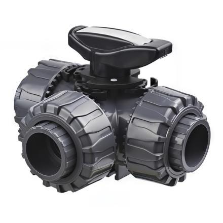 ROBINET BIL.3VT PTFE/EPDM EMB     40 TKDIVT40 ALIAXIS - GLYNWED  [TKDIVT40]