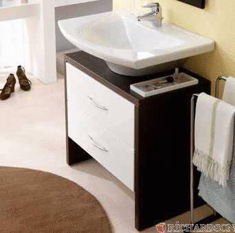 CHARMING - Meuble sur pied sous plan de toilette