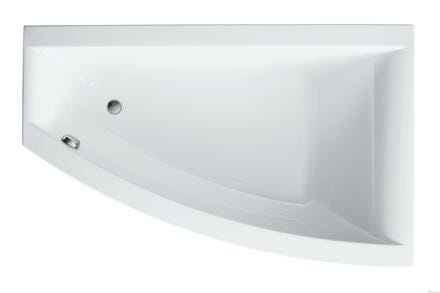 ESQUISSE - Baignoire d'angle asymétrique