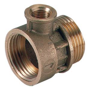 ACCESSOIRE MANOMETRE - FM - Mamelon porte-manomètre avec prise équerre Femelle 1/4" - Corps bronze