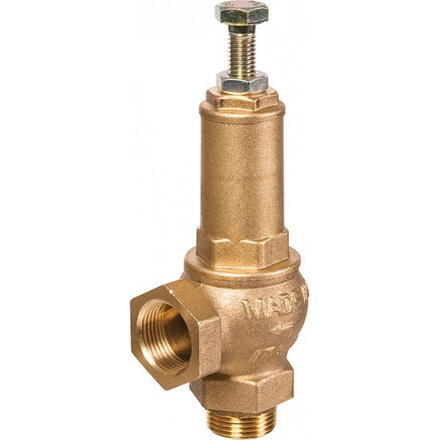 SOUPAPE DE SURETE - MF - A levée progressive - Corps bronze