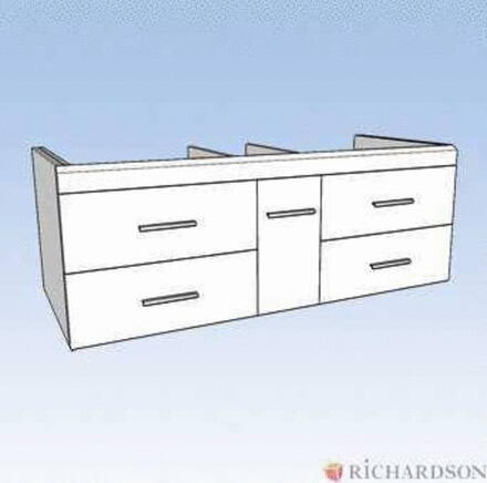 PRECIOSA 2 - Meuble suspendu sous plan de toilette