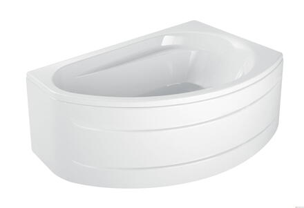 PRIMA STYLE - Baignoire d'angle asymétrique en acrylique
