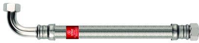 CHAUFFAGE-CLIMATISATION - TRESSE INOX - FF - TAQ Extra Codo - Flexible coudé en acier inoxydable