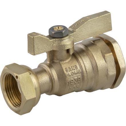 VANNE SPHERE LAITON DROIT 40 1"1/2     654840 SFERACO  [654840] 