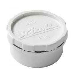 TAMPON BLANC - De visite - MF - Avec bouchon