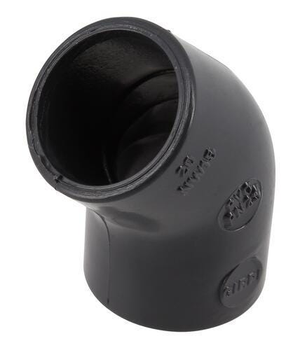 COUDE A COLLER PVC-U K62 - FF - 45°