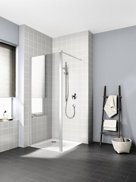 WALK IN CADA XS - Paroi fixe avec stabilisation murale ou plafond