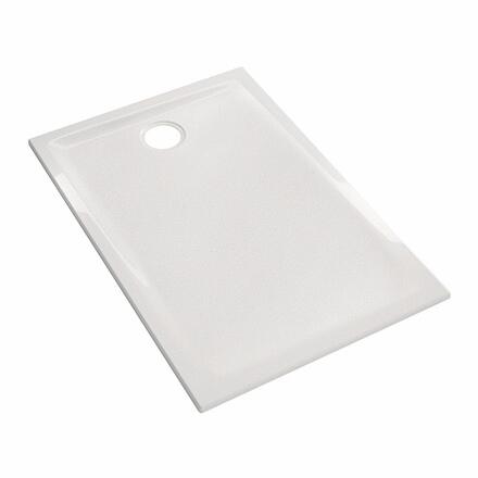 RENOVA UP - Receveur rectangulaire extra-plat en céramique à encastrer