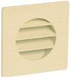 GRILLE D'AERATION - SPECIALE FAÇADE - Pour tube PVC