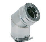 CONDUIT RIGIDE - DOUBLE PAROI INOX 316/304 - SPECIAL POELE A PELLETS - Inox - Pour poêle à pellets