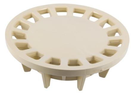 GRILLE PVC RONDE 179MM NICOLL SABLE  GRSC756S NICOLL  [GRSC756S]