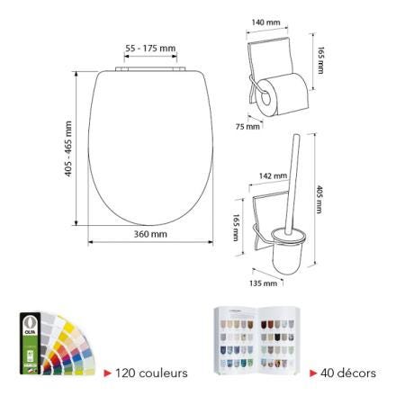 SET OLFA ABATTANT WC DESC. ASSIST.  7PA124908 OLFA  [7PA124908]