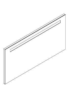 MIROIR AV.BANDE LED HOR.MAJOR 150     1744051 DECOTEC