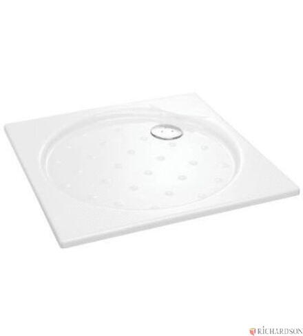 ODEON - Receveur carré extra-plat à poser en céramique