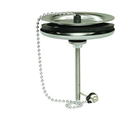 KIT D'OBTURATION - Inox-métal ø 85 mm - Pour évier grès perçage Ø 60 mm
