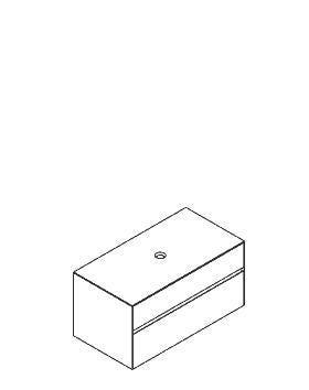 MEUBLE VASQ. KARMA L100 CENTRE 2TR    1818215 DECOTEC