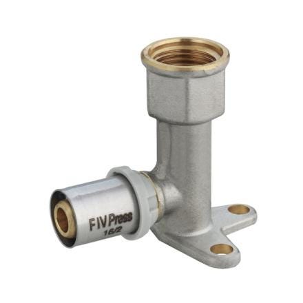 RACCORD MULTICOUCHE A SERTIR ET A VISSER EASYTEC - Raccord droit avec écrou libre tournant