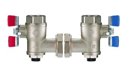 VANNE ARRET EQ.F3/4F1 BOIS.SPH  DEL 730803.2P DELABIE G ET J