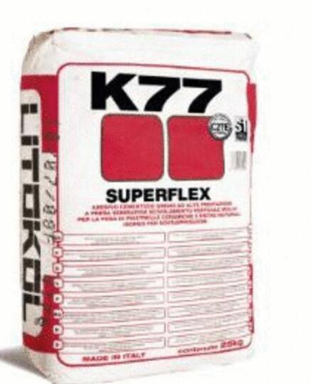 SUPERFLEX K77 - Adhésif à base de ciment