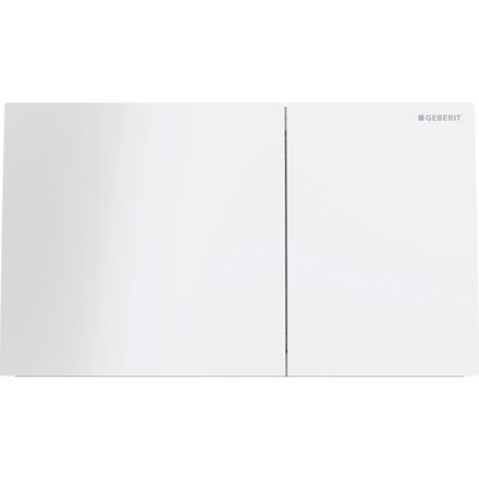 PLAQUE SIGMA70 VERRE DBL TCH BLANC 115622SI.1 GEBERIT  [115.622.SI.1] 