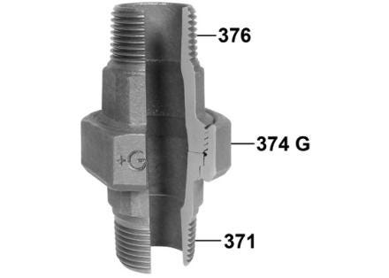 MANCHON UNION JT PLAT 1/2 GALVA  GF 770336204 FISCHER GEORG GMBH  [770336204]