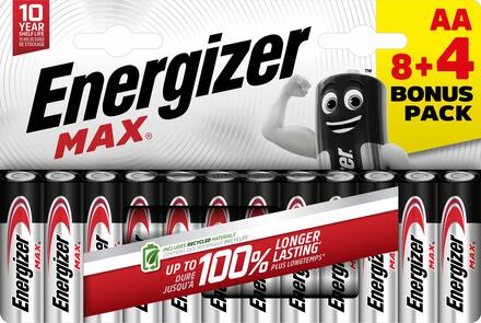 PILE AA LR6 1.5V ALCAL.MAX ENERG.  EMXLR68+4C ENERGIE D 