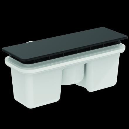 BONDE RECT.ET CACHE ULTRAFLAT NEW NOI T4493V3 IDEAL STANDARD FRANCE 