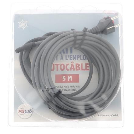 CABLE CHAUF.AUTOREGUL.HORS GEL 5M -KIT-  CAB5 PB TUB  [CAB5]