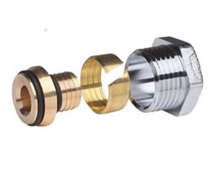 RACCORD POUR CORPS CHROMES REGLABLES RA-NCX - Raccord rapide à visser
