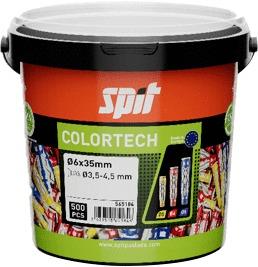 CHEVILLE COLORTECH 8X50 AV SEAU/100    565189 SPIT PASLODE  [565189]