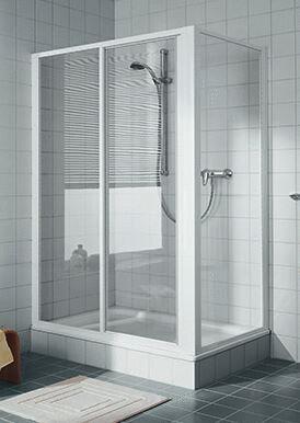 CADA - Porte coulissante déclipsable grande largeur 2 éléments - Hauteur : 190 cm - Ep. du verre : 5 mm