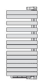 REGATE TWIST + AIR - XRR - XRL - Radiateur Sèche-serviettes - Chauffage central-Mixte par soufflerie
