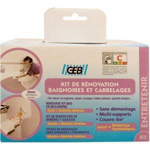 RENOVATEUR - Kit de rénovation baignoire et carrelage